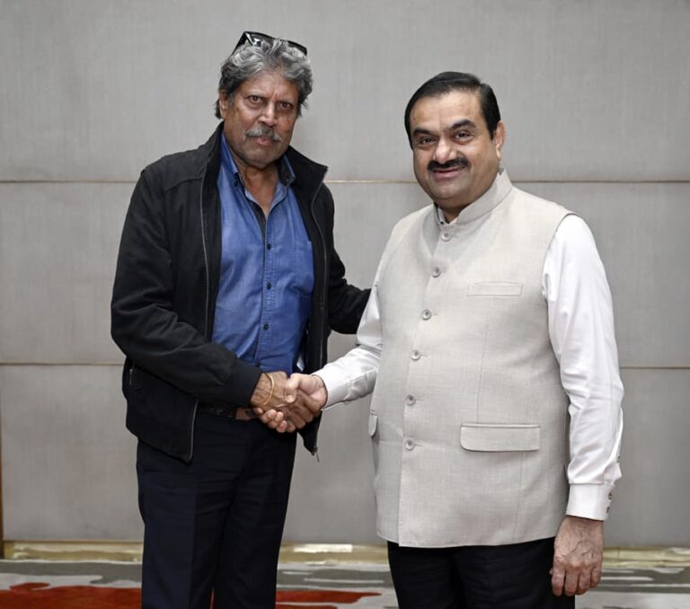 Mr. Kapil Dev, President, PGTI and Mr. Gautam Adani, Chairman, Adani Group
