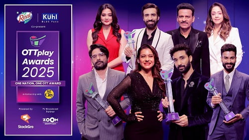OTTPlay Awards 2025 in partnership with HT City, Co-Presented by Real Fruit Juice and Kuhl, Powered by StockGro and TV Broadcast Partner Zoom