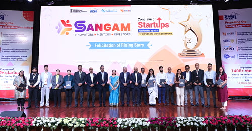 STPI Felicitates Trailblazing Startups at SANGAM 2025