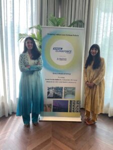 (L-R) Roshni Nadar Malhotra, Chairperson, HCL Group and Shloka Nath, CEO of India Climate Collaborative