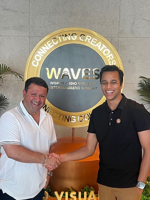 aideep Singh Founder and CEO, Offbeet Media Group with Mehul Agarwal, Founder Koyal.Ai on the announcement of their Strategic partnership
